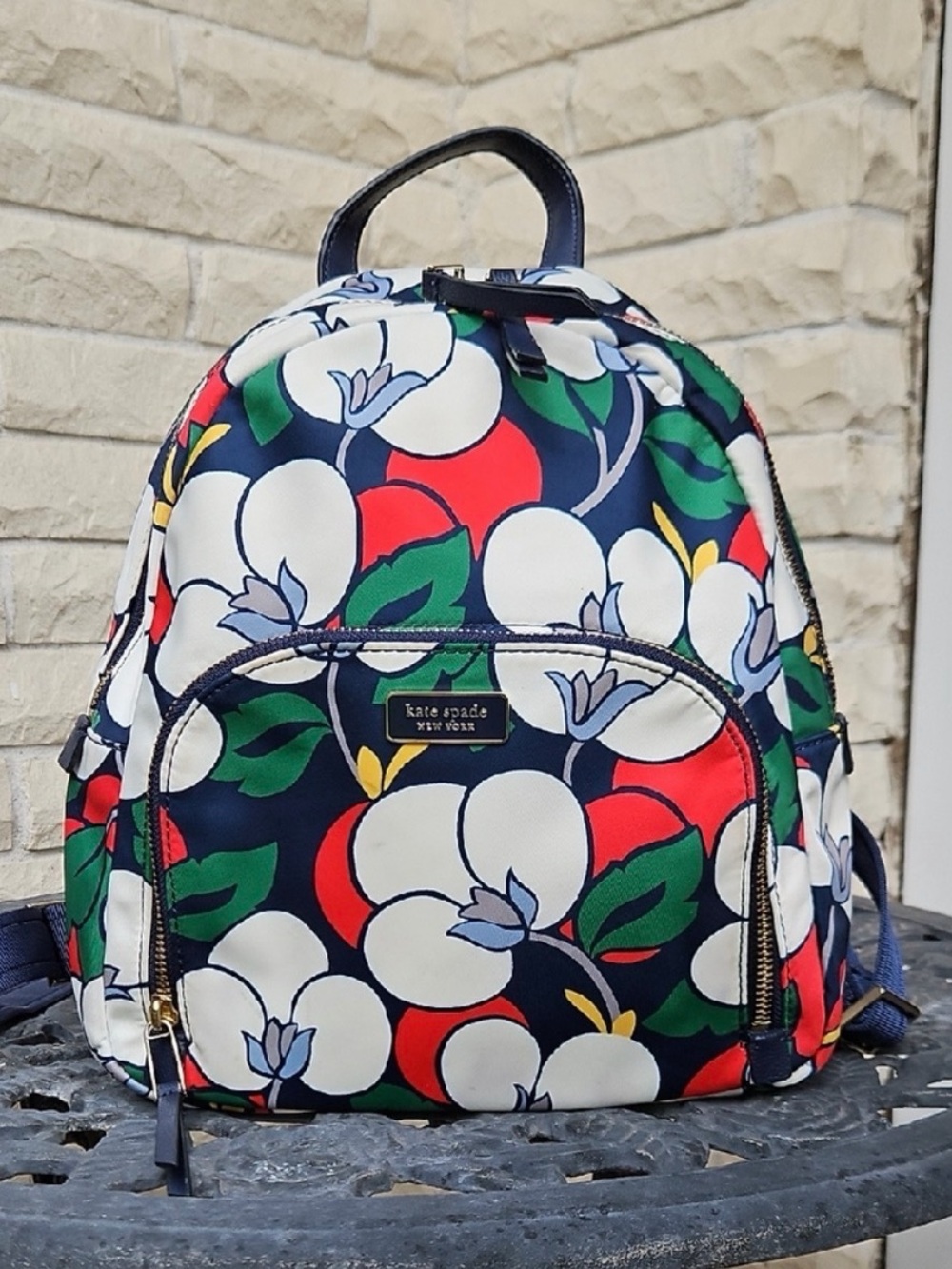 kate spade Dawn Breezy Floral Navy Backpack